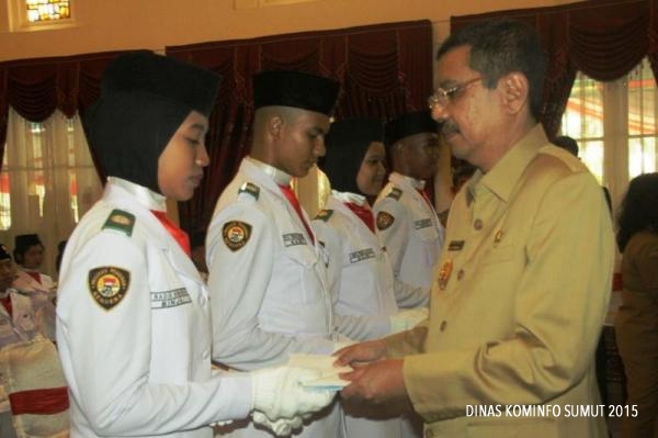 Plt. Gubsu Harapkan Paskibraka Sumut Terus Tularkan "Virus" Kebaikan